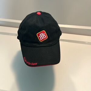 Home Hardware Hockey Player of the Game Sponsored hat. Buckle adjustment